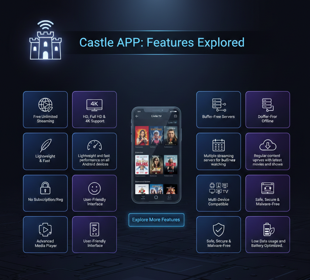 Castle Apk Features