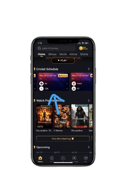 watch ipl live on castle app