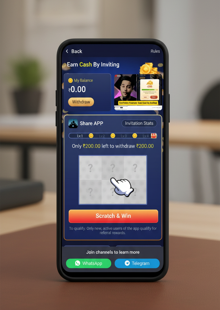 Castle App Earn Money Feature