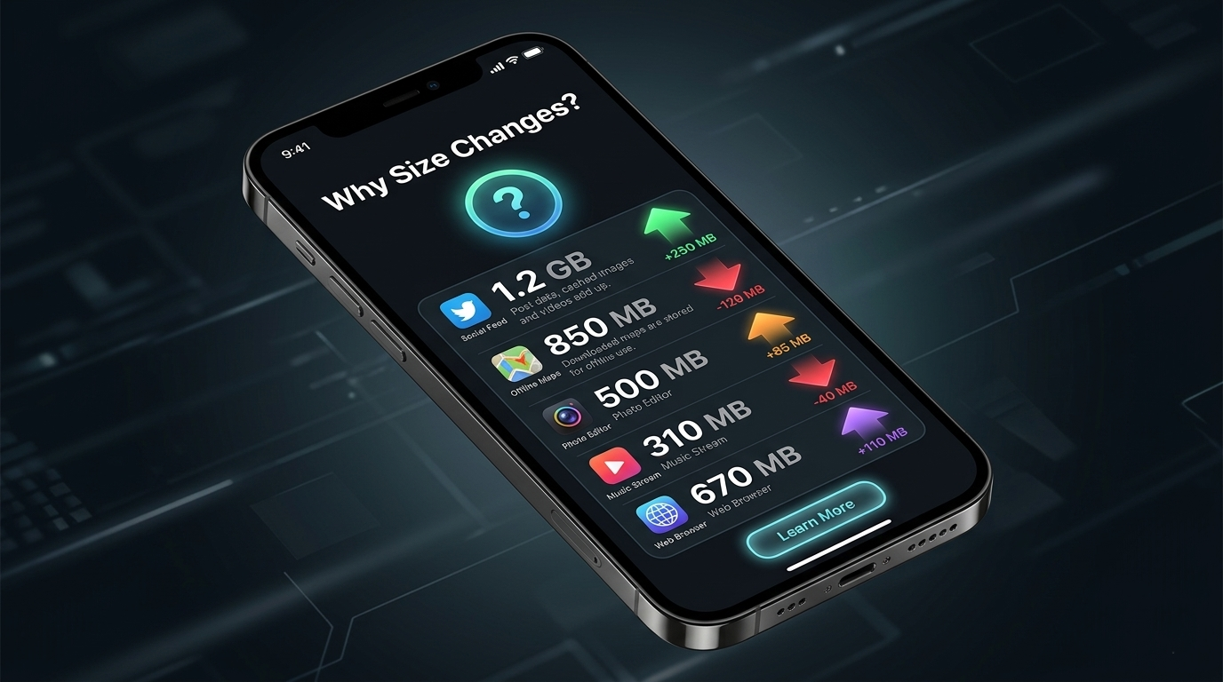 castle app size keeps changing