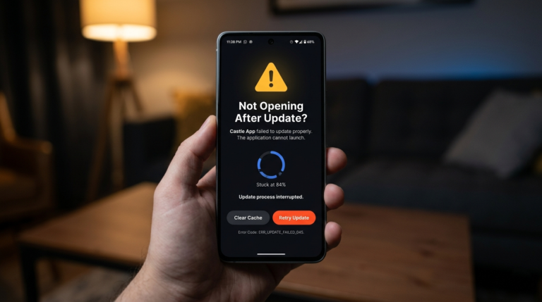 castle app not opening