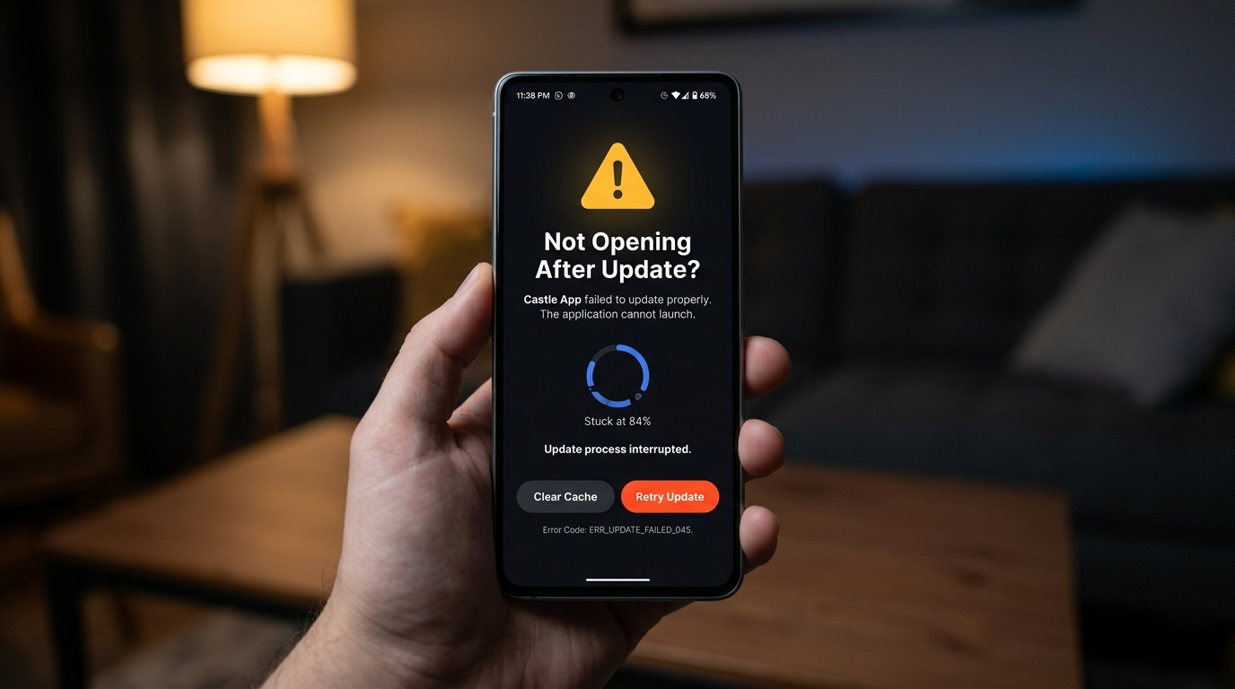 castle app not opening