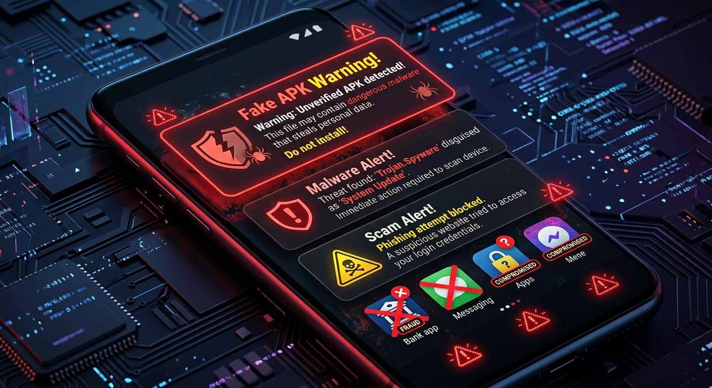 castle apk fake update warning